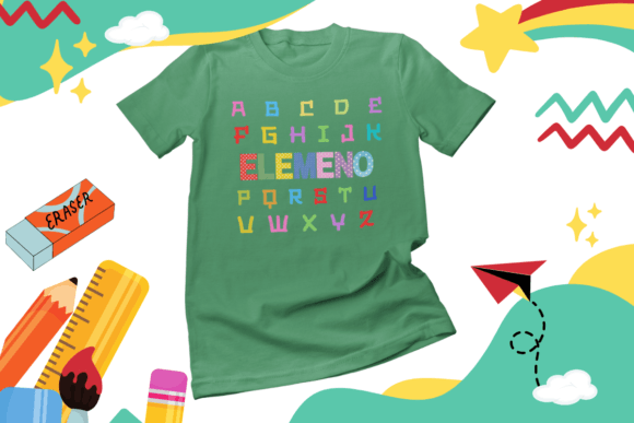 A Close Look at ABC Elemeno Kindergarten Teacher for Embroidery
