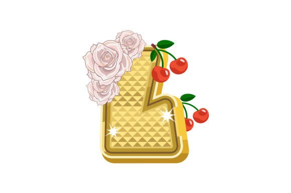 A Golden Letter L with Elegant Florals: A Designer’s Review