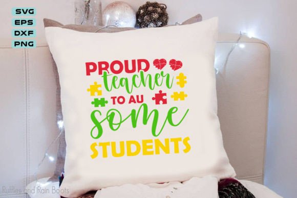A Honest Design Review: Autism Svg Design, Proud Teacher to Au