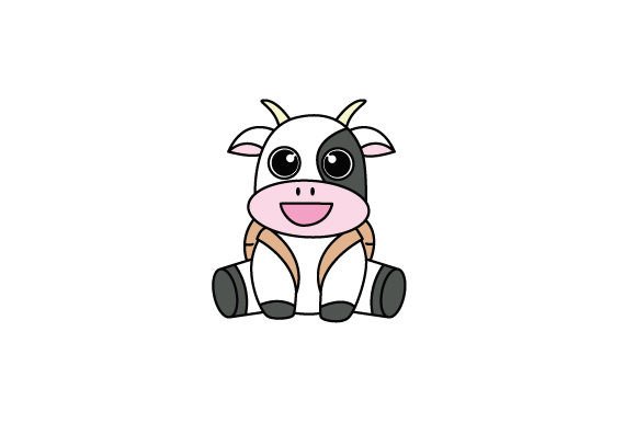 A Practical Review: Cute Cow with Backpack Embroidery Design