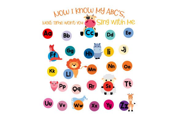 A Practical Review of The Alphabet Chart - Animals Embroidery Design